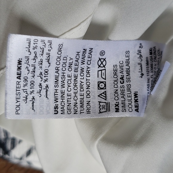 White House Black Market, plaid skirt, size 10 - Picture 6 of 7